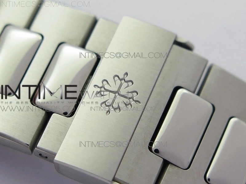 NAUTILUS 5726 SS GRF 1:1 BEST EDITION GRAY DIAL WORKING ANNUAL CALENDARON SS BRACELET A.324 V2